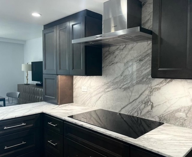 Calacatta Vagli Kitchen — Stone City project