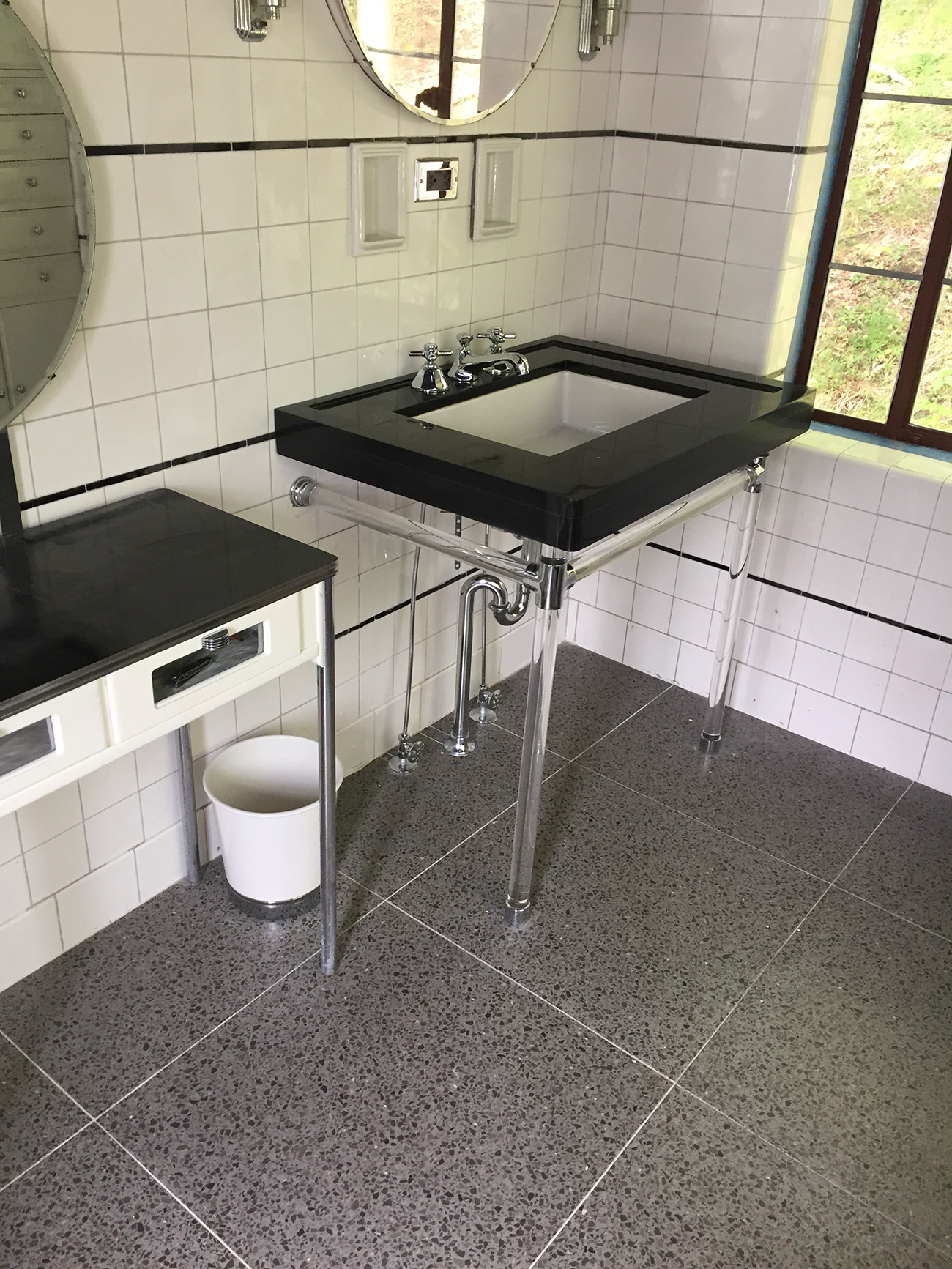 Custom 3" Thick Vanity Black Absolute — Stone City project