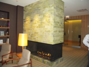 Custom Fireplaces — Stone City project