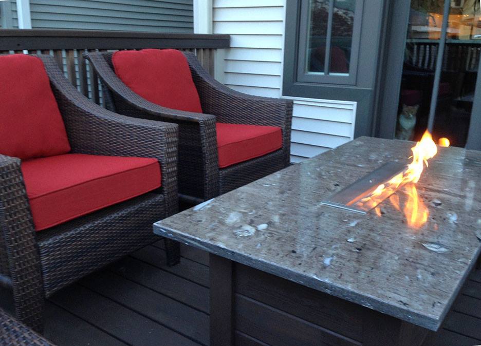 Outdoor Fireplace — Stone City project